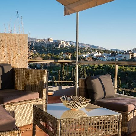 Apartamento Virgo - Loft With Spectacular View To Acropolis Atenas Exterior foto