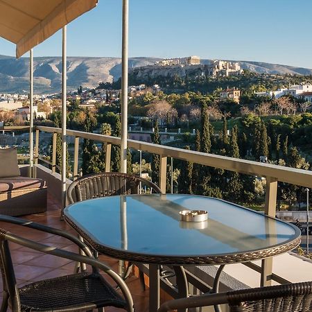 Apartamento Virgo - Loft With Spectacular View To Acropolis Atenas Exterior foto