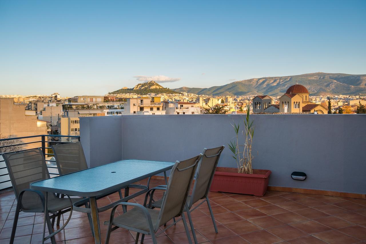 Apartamento Virgo - Loft With Spectacular View To Acropolis Atenas Exterior foto