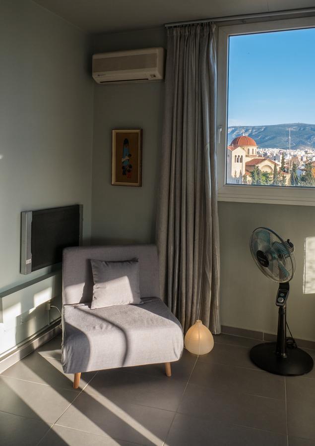 Apartamento Virgo - Loft With Spectacular View To Acropolis Atenas Exterior foto